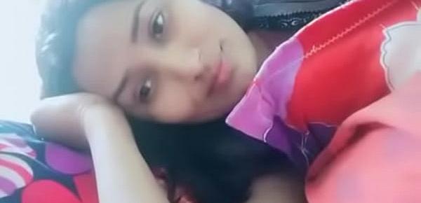  Swathi naidu tempting laying on bed